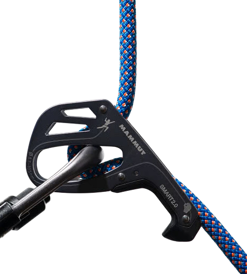 Верёвка Mammut Crag Classic Duodess 9.5мм/60м Carribean Blue/White - Фото 4 большая