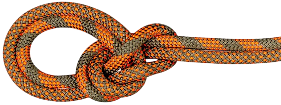 Верёвка Mammut Crag Dry Duodess 9.5мм/70м Boa/Vibrant Orange - Фото 3 большая