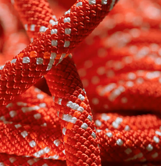 Верёвка Mammut Gym Classic 9.5мм/40м Raspberry/White - Фото 3 большая