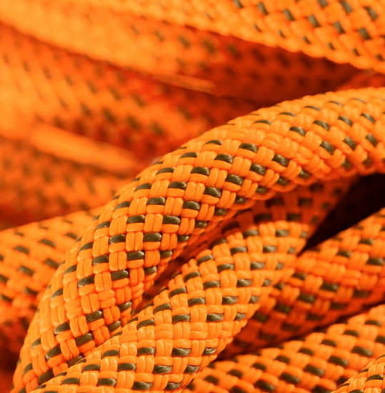 Верёвка Mammut Crag Dry 9.8мм/70м Vibrant Orange/Boa - Фото 4 большая