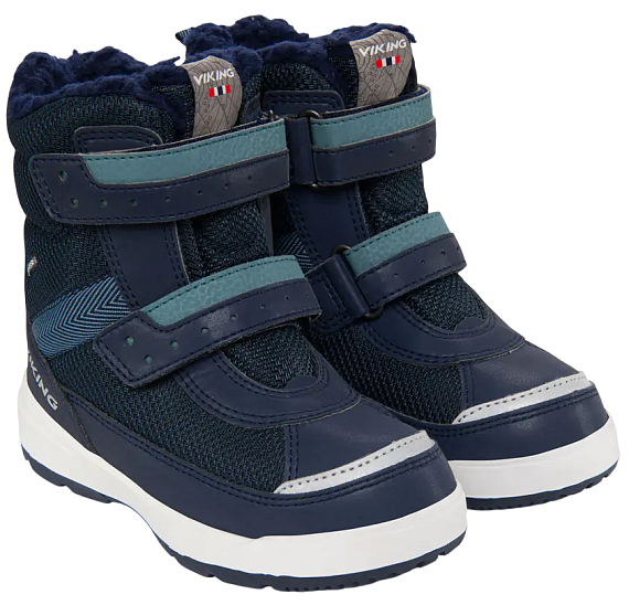 Ботинки детские Viking Play Reflex Warm Gtx 2V Navy/Charcoal - Фото 3 большая