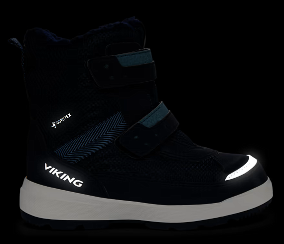 Ботинки детские Viking Play Reflex Warm Gtx 2V Navy/Charcoal - Фото 6 большая