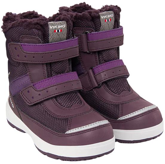 Ботинки детские Viking Play Reflex Warm Gtx 2V Grape/Purple - Фото 4 большая