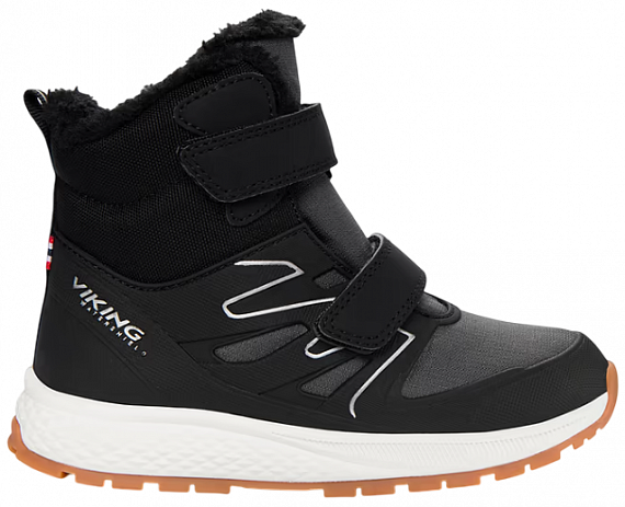 Ботинки детские Viking Equip Defence Warm Wp 2V Black/Charcoal - Фото 1 большая