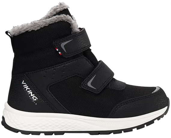 Ботинки детские Viking Equip Warm Wp 2V Black/Grey - Фото 1 большая