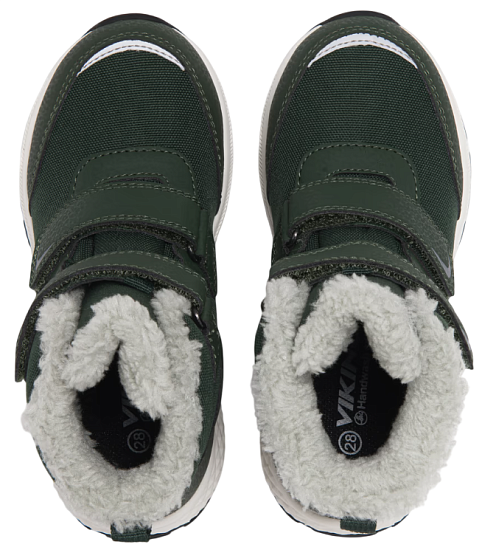 Ботинки детские Viking Equip Warm Wp 2V Pine/Black - Фото 6 большая