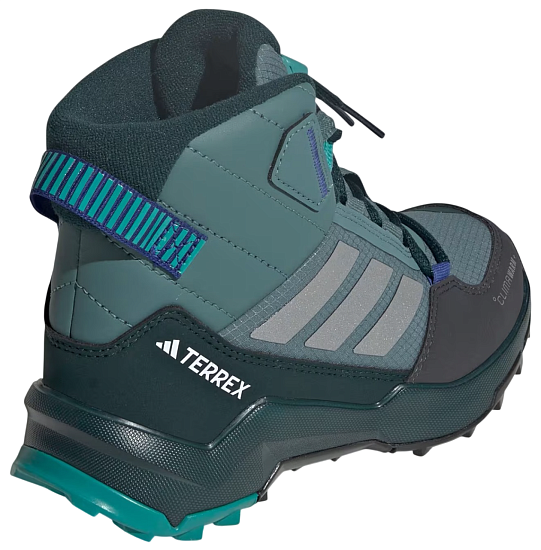 Ботинки детские Adidas Terrex Ax4R Cw+ Mid Pretea/Msilve/Purtea - Фото 4 большая
