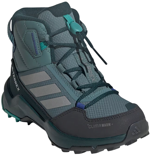 Ботинки детские Adidas Terrex Ax4R Cw+ Mid Pretea/Msilve/Purtea - Фото 5 большая