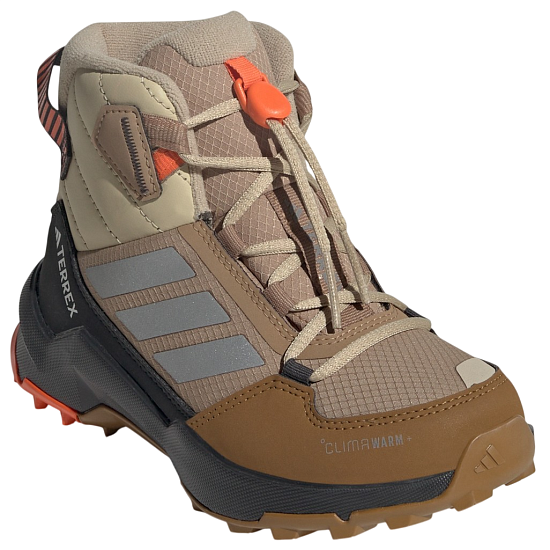 Ботинки детские Adidas Terrex Ax4R Cw+ Mid Cardbo/Msilve/Seimor - Фото 5 большая