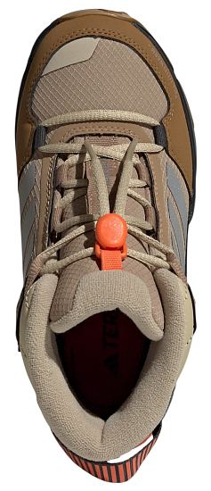 Ботинки детские Adidas Terrex Ax4R Cw+ Mid Cardbo/Msilve/Seimor - Фото 7 большая