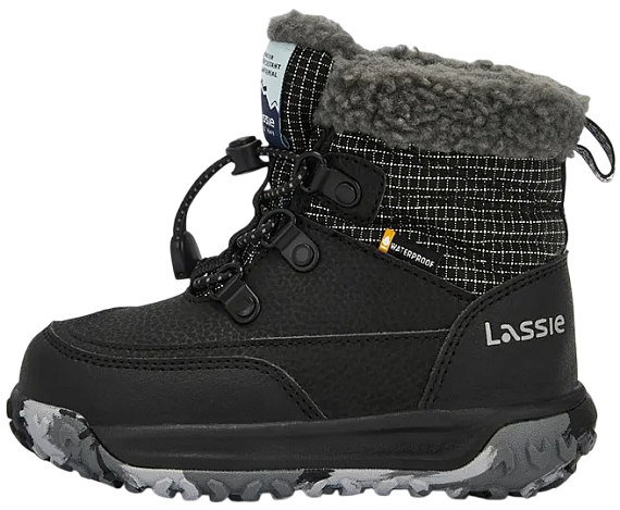 Ботинки детские Lassie Nurmes Black - Фото 4 большая