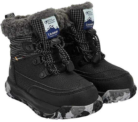 Ботинки детские Lassie Nurmes Black - Фото 7 большая