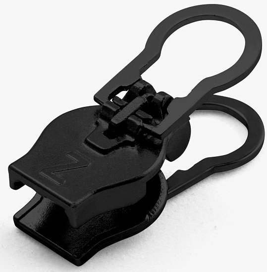 Бегунок для молнии ZlideOn 2022 Narrow Zipper XXL Black - Фото 3 большая