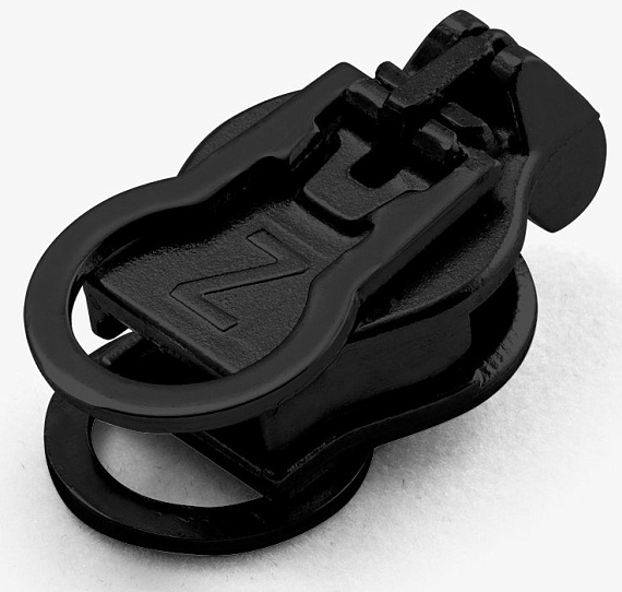 Бегунок для молнии ZlideOn 2022 Narrow Zipper XXL Black - Фото 4 большая