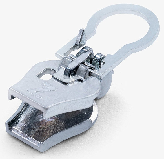 Бегунок для молнии ZlideOn 2022 Metal & Plastic Zipper XXL Silver - Фото 3 большая