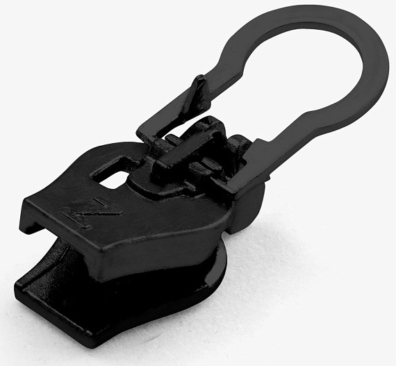 Бегунок для молнии ZlideOn 2022 Narrow Zipper XL Black - Фото 3 большая