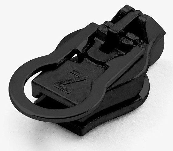 Бегунок для молнии ZlideOn 2022 Narrow Zipper XL Black - Фото 4 большая