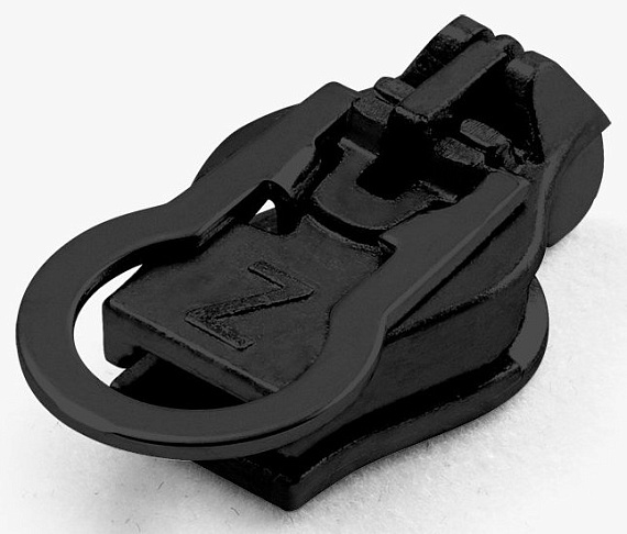 Бегунок для молнии ZlideOn 2022 Plastic Zipper XL Black - Фото 5 большая