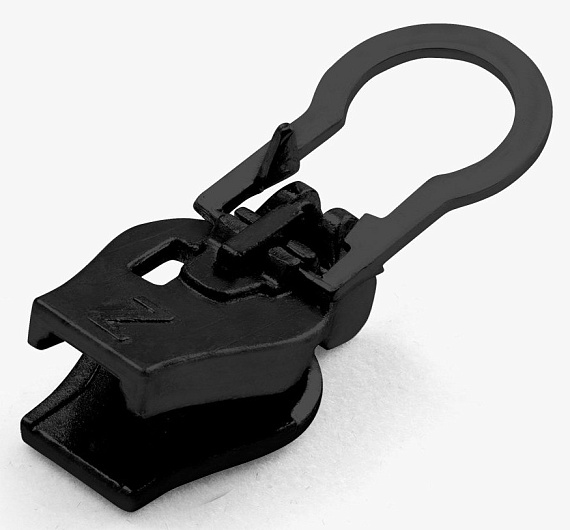 Бегунок для молнии ZlideOn 2022 Metal & Plastic Zipper XL Black - Фото 3 большая