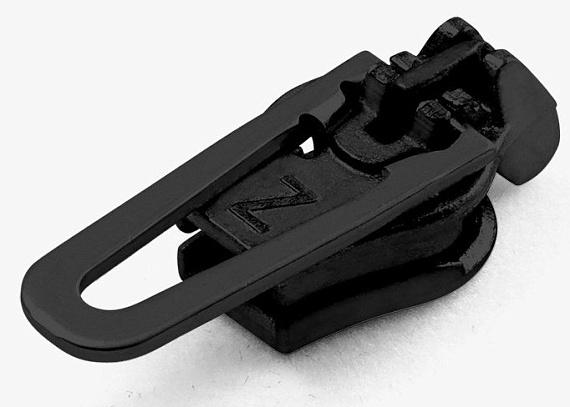 Бегунок для молнии ZlideOn 2022 Narrow Zipper L Black - Фото 3 большая