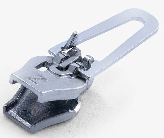 Бегунок для молнии ZlideOn 2022 Plastic Zipper L Silver - Фото 3 большая