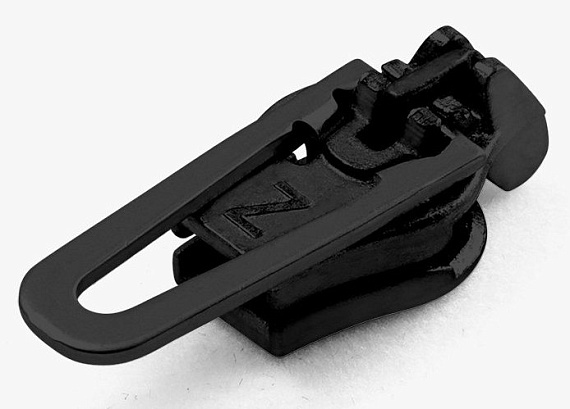 Бегунок для молнии ZlideOn 2022 Metal Zipper L Black - Фото 3 большая