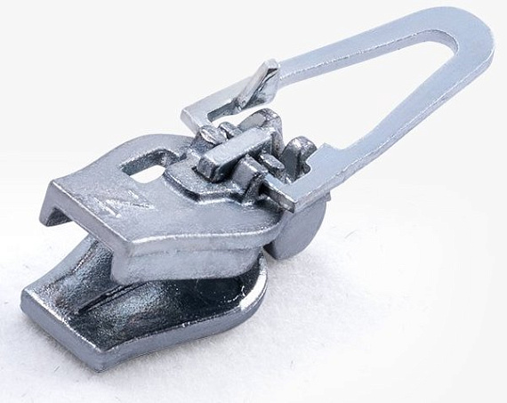 Бегунок для молнии ZlideOn 2022 Narrow Zipper M Silver - Фото 2 большая