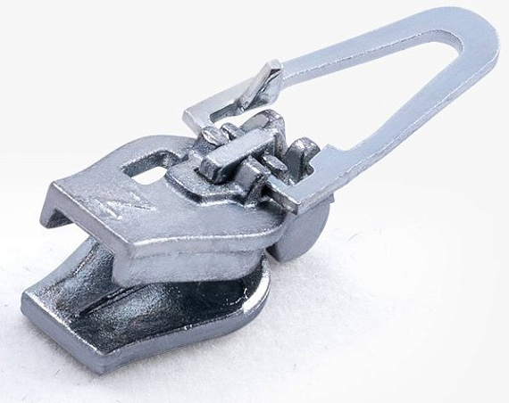 Бегунок для молнии ZlideOn 2022 Narrow Zipper S Silver - Фото 2 большая