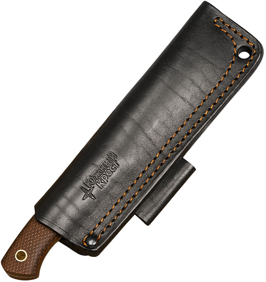 Нож Южный Крест Fang L Микарта VG10 Насечка Койот - Фото 4 большая