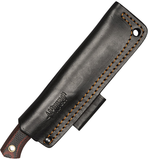 Нож Южный Крест Fang L Микарта VG10 Насечка Красно-чёрный - Фото 4 большая