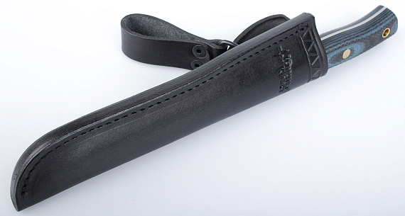Нож Южный Крест ТКК (2,5) Микарта VG10 Насечка Чёрно-синий - Фото 5 большая