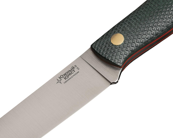 Нож Южный Крест ТКК (2,5) Микарта VG10 Насечка Изумруд - Фото 3 большая