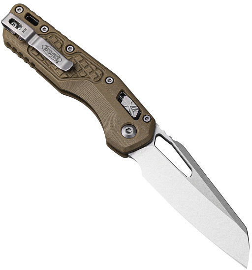 Нож MICROTECH MSI Ram-Lok S/E G10/Frag Стоунвош Зелёный - Фото 2 большая