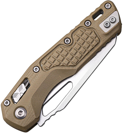 Нож MICROTECH MSI Ram-Lok S/E G10/Frag Стоунвош Зелёный - Фото 4 большая