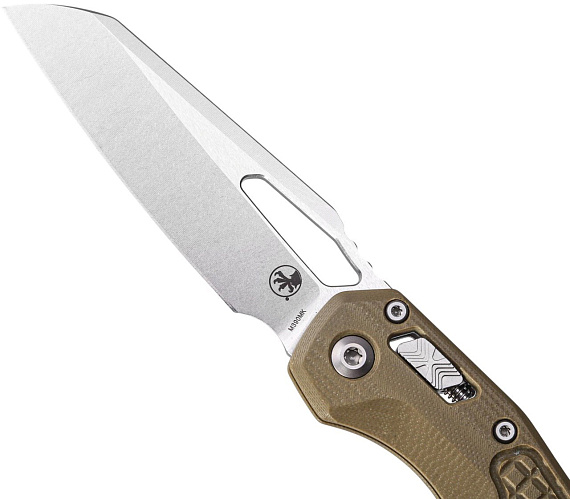 Нож MICROTECH MSI Ram-Lok S/E G10/Frag Стоунвош Зелёный - Фото 6 большая