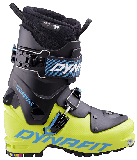 Горнолыжные ботинки детские Dynafit Youngstar Lime Punch/Black - Фото 1 большая