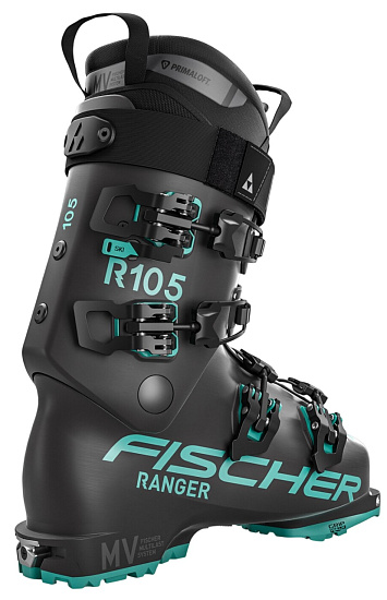 Горнолыжные ботинки женские Fischer Ranger 105 Dyn Gw Dark Grey/Dark Grey - Фото 2 большая
