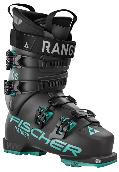 Горнолыжные ботинки женские Fischer Ranger 105 Dyn Gw Dark Grey/Dark Grey - Фото 4 большая