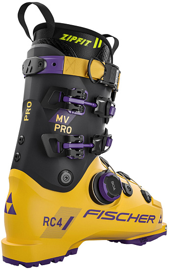 Горнолыжные ботинки мужские Fischer Rc4 Pro Mv Dyn Boa Vac Zf Cfc Gw Mango/C - Фото 2 большая
