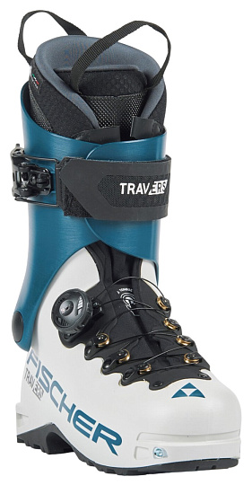 Горнолыжные ботинки Fischer Travers Ts White Blue - Фото 4 большая