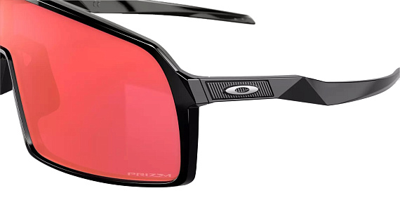 Очки Oakley Sutro Polished Black/Prizm Snow Torch - Фото 3 большая