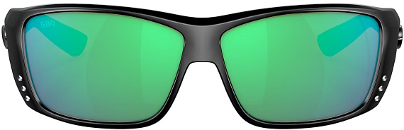 Очки Costa Cat Cay 580 GLS Blackout/Green Mirror 580 G - Фото 2 большая