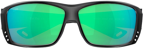 Очки Costa Cat Cay 580 GLS Blackout/Green Mirror 580 G - Фото 5 большая