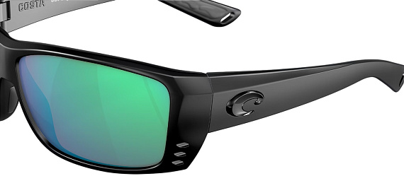Очки Costa Cat Cay 580 GLS Blackout/Green Mirror 580 G - Фото 6 большая