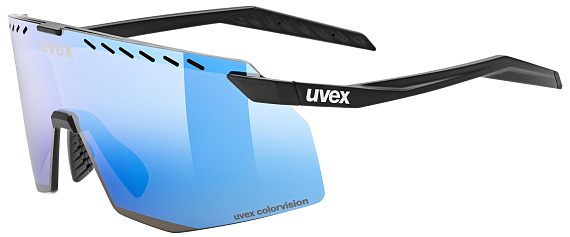 Очки Uvex Pace Stage Cv Черный матовый/Синий - Фото 1 большая