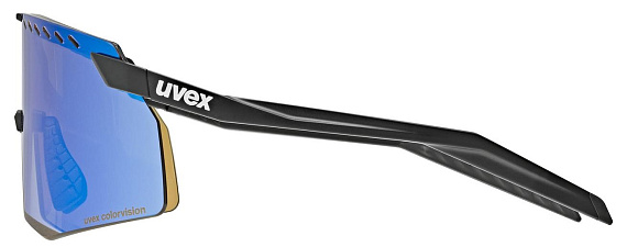 Очки Uvex Pace Stage Cv Черный матовый/Синий - Фото 5 большая