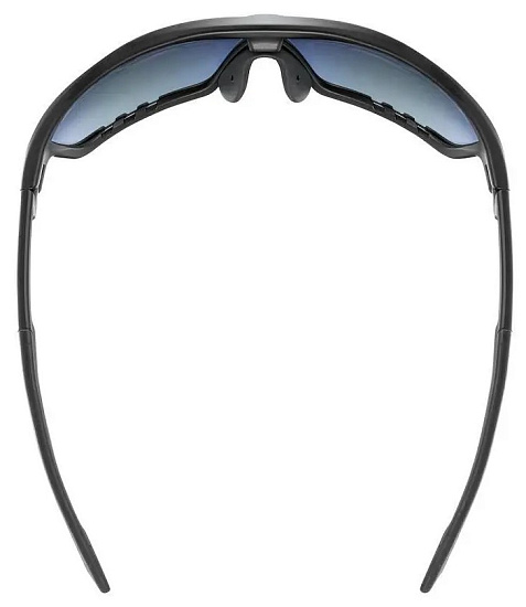 Очки Uvex 706 Black Matt/Mirror Blue - Фото 5 большая