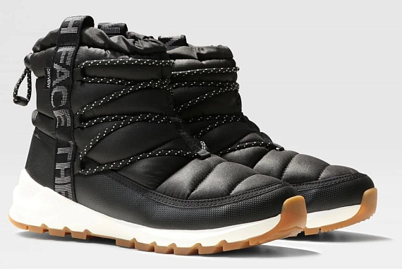 Сапоги женские The North Face Thermoball Lace Up Wp TNF Black/Gardenia White - Фото 2 большая