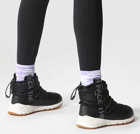 Сапоги женские The North Face Thermoball Lace Up Wp TNF Black/Gardenia White - Фото 7 большая