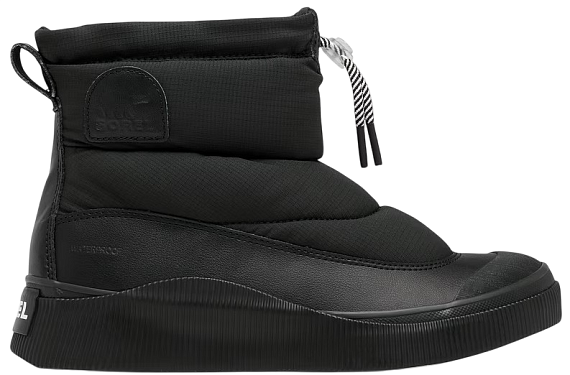 Сапоги женские Sorel Out N About IV Puffy Wp Black/ Chalk - Фото 1 большая